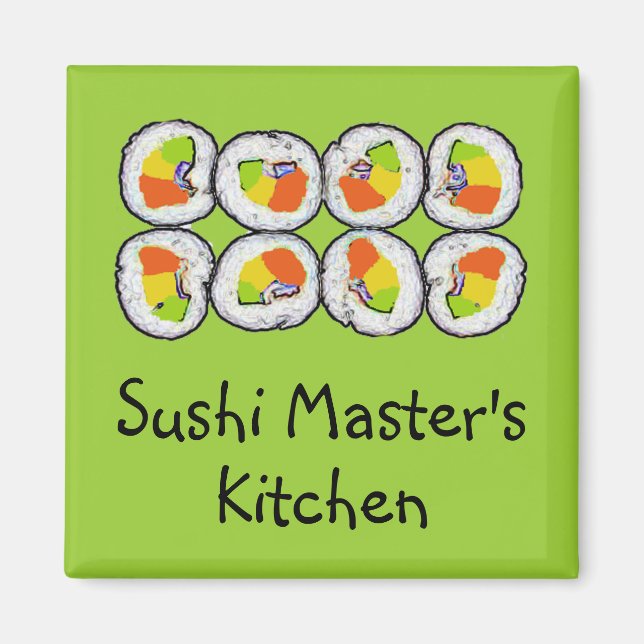 Imã Magnet do Sushi Master (Frente)