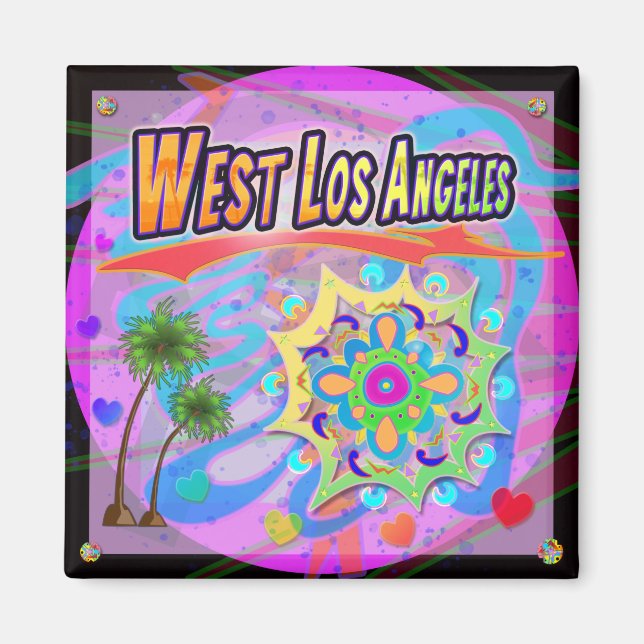 Imã Magnet do Verdadeiro Progresso de Los Angeles (Frente)