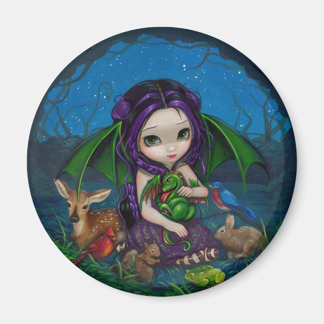 Imã Magnet "Dragonling Garden III" (Frente)