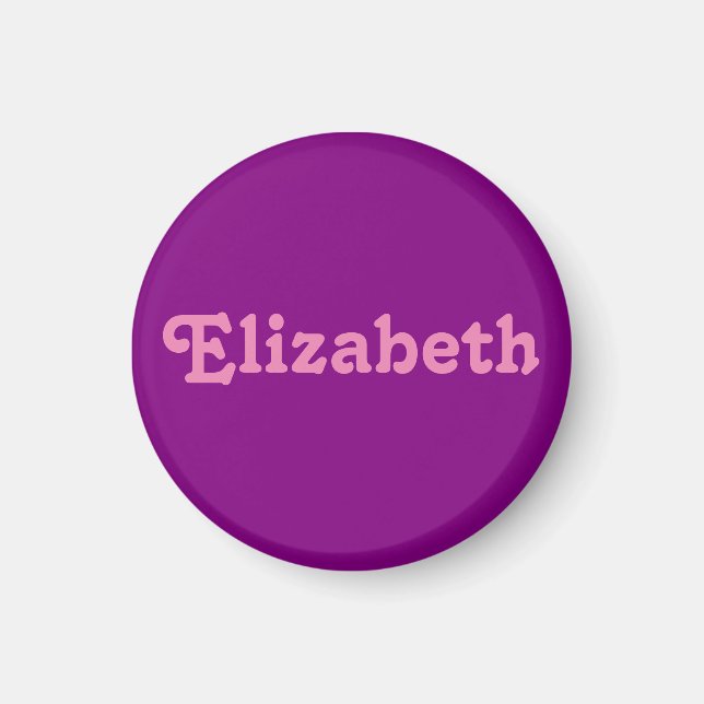 Imã Magnet Elizabeth (Frente)