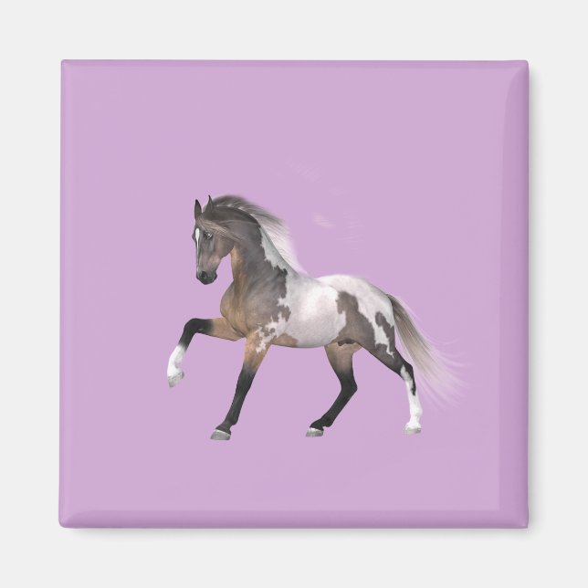 Imã Magnet em Execução de Cavalo de Tinta (Frente)
