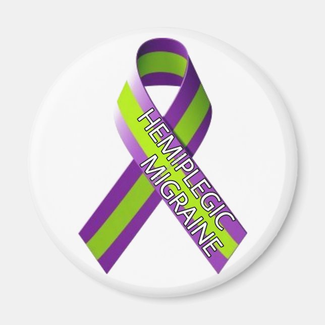 Imã Magnet - enxaqueca hemiplégica (Frente)