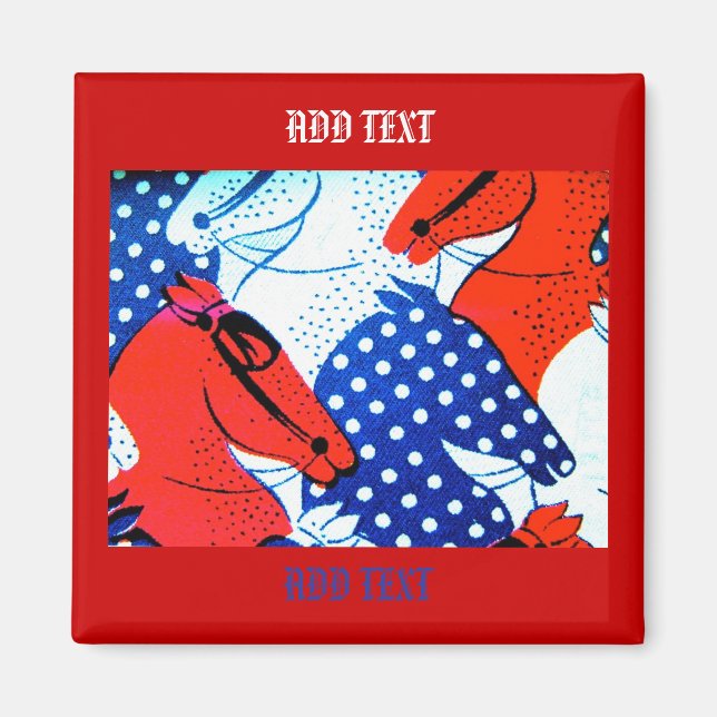 Imã Magnet Equestre Americano (Frente)