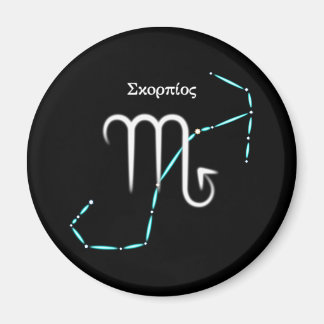 Imã Magnet Escorpião de Constelação Zodiac