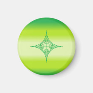 Imã Magnet Estrela Verde (redondo)