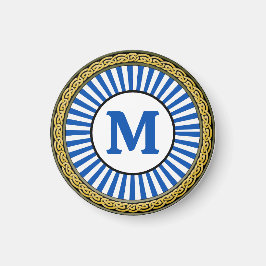 Imã Magnet - Faixa Azul - Personalizada - Adicionar In