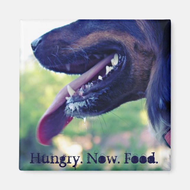 Imã Magnet Faminto para Fridge (Frente)