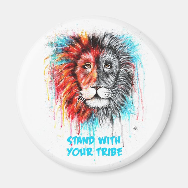 Imã Magnet - Fique com a sua tribo (Frente)