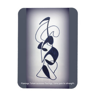 Ímã Magnet Flamingo Totem