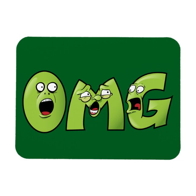 Ímã Magnet flexível do OMG (Horizontal)