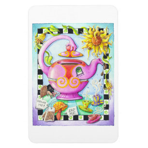 ÍMÃ MAGNET FLEXÍVEL - LOUCO SOBRE A FESTA DO CHÁ