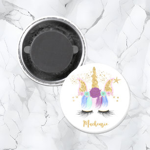 Imã Magnet Floral Unicorn bonito