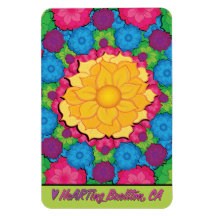 Magnet - Flower Burst - Buellton.Art