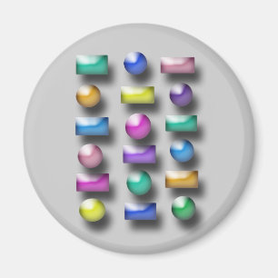 Imã Magnet - formas 3D