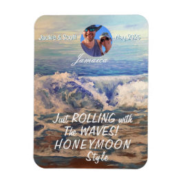 Ímã Magnet Fotográfica do Honeymoon Cruise Blue PERSON