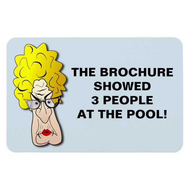 Ímã Magnet Funny Cruise Cabine - Brochura (Horizontal)