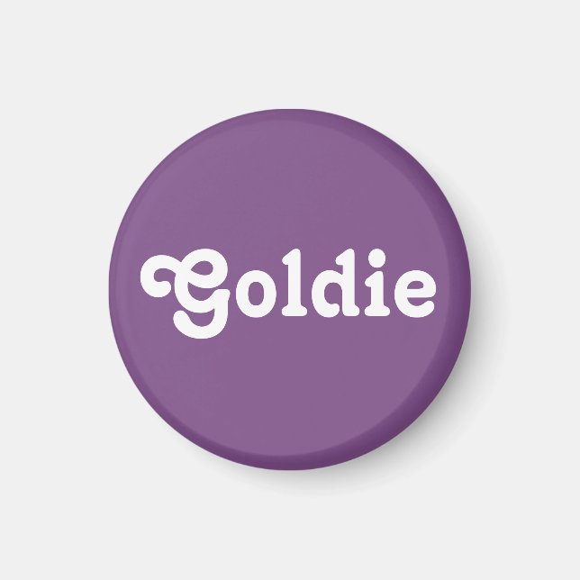 Imã Magnet Goldie (Frente)