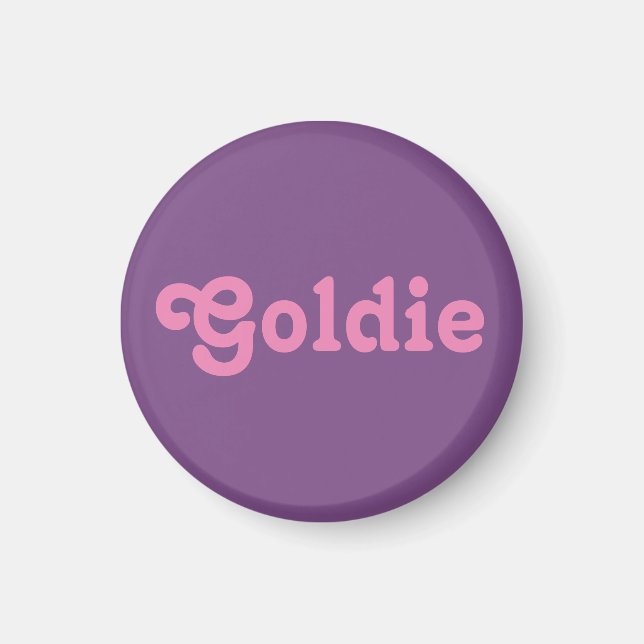 Imã Magnet Goldie (Frente)