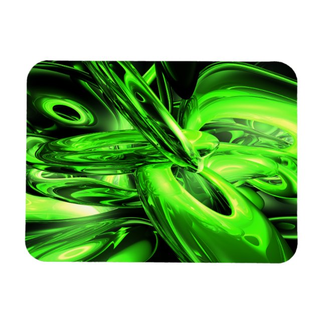 Ímã Magnet Grande Abstrato de Radiação Gama (Horizontal)