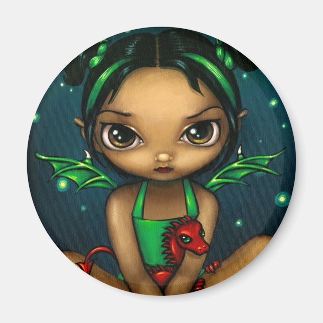 Imã Magnet "Green Dragonling" (Frente)