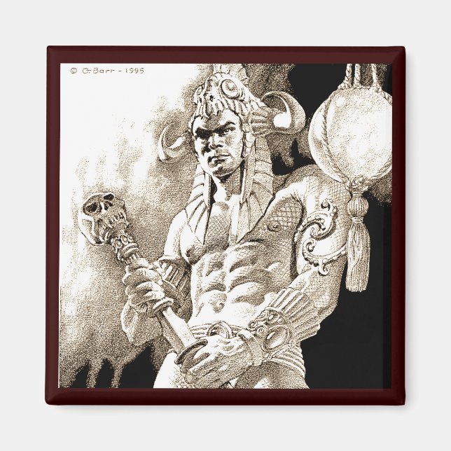 Imã Magnet Guerreiro Bárbaro (Frente)