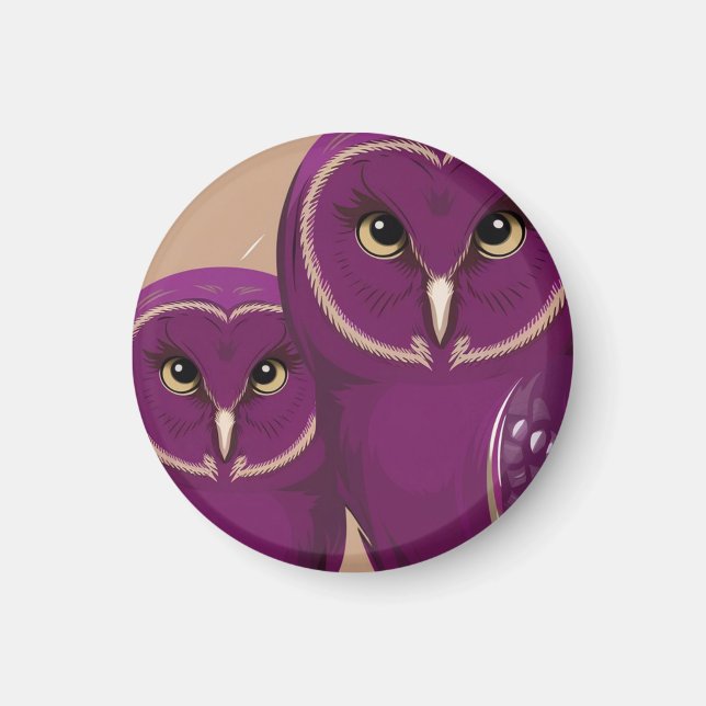 Imã magnet hibou (Frente)