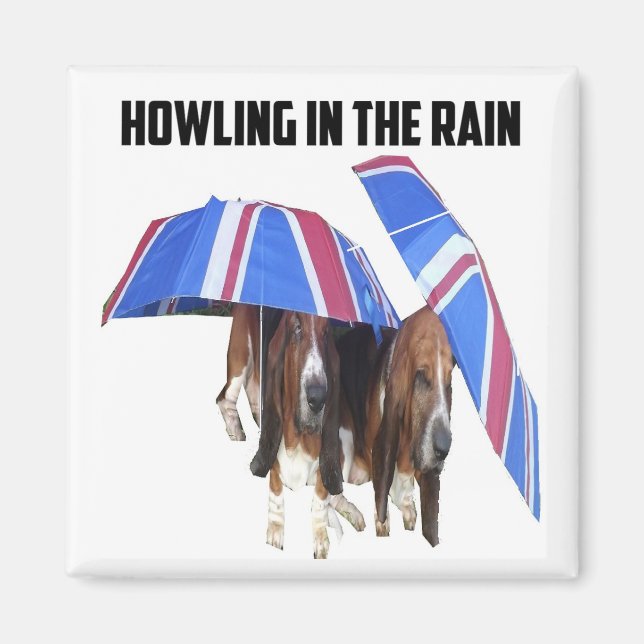 Imã Magnet Howling Na Chuva (Frente)