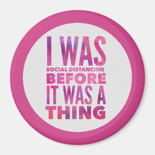 Imã Magnet Humor Distante Social