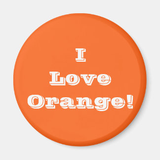 Imã Magnet I Love Orange
