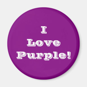 Imã Magnet I Love Purple
