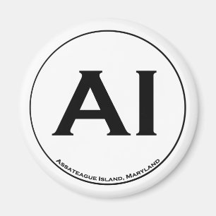 Imã Magnet Ilha de Assateague