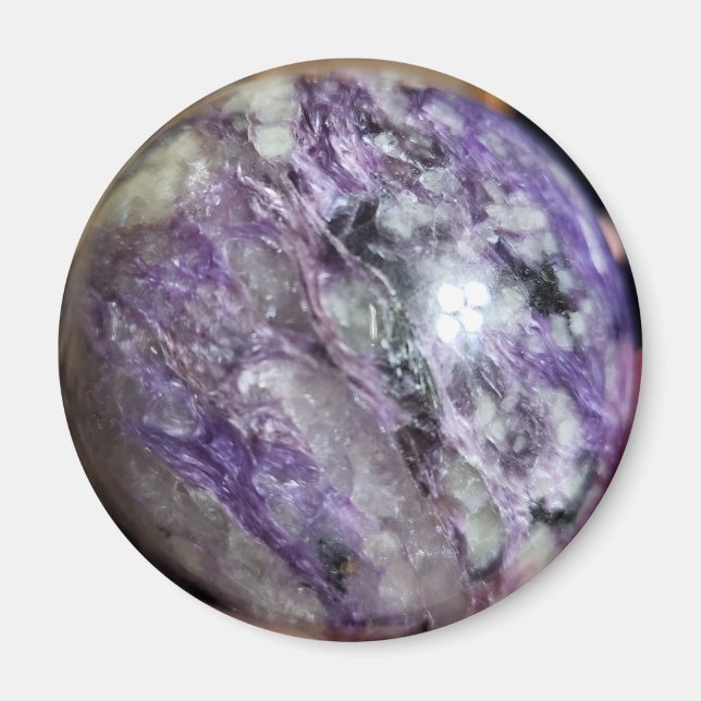 Imã Magnet Impressão de Charoite (Frente)