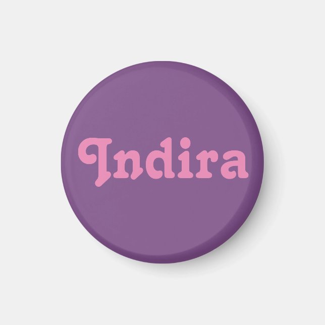 Imã Magnet Indira (Frente)