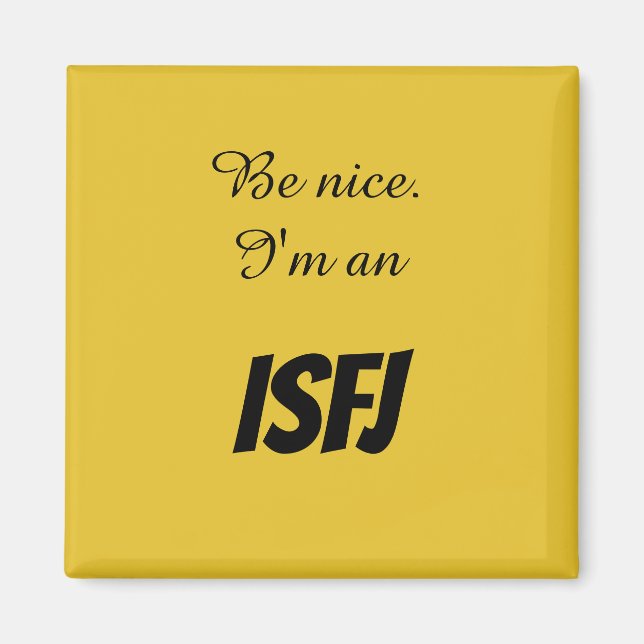 Imã Magnet ISFJ (Frente)