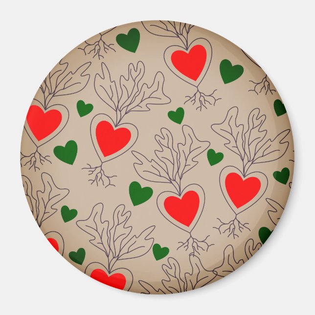 Imã Magnet: Jardineiro feliz ou cresça com amor. (Frente)