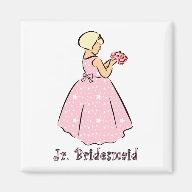 Imã Magnet: Jr Bridesmaid (Frente)