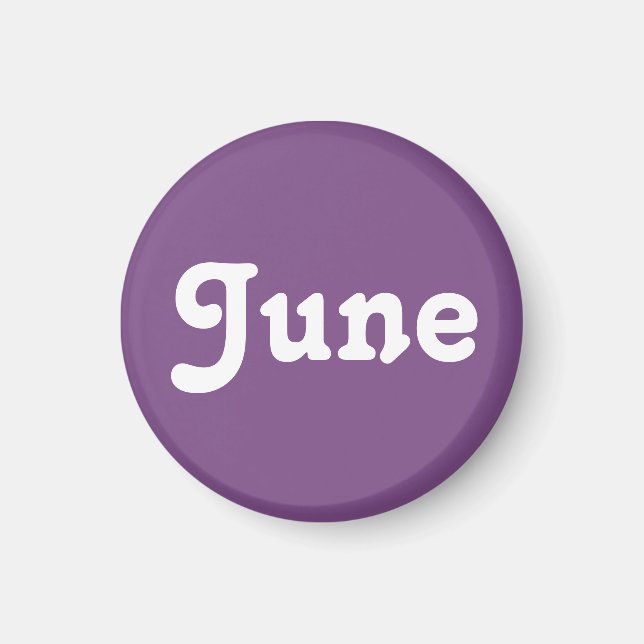 Imã Magnet June (Frente)