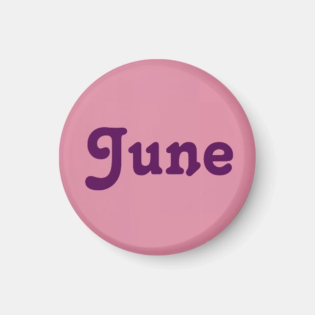 Imã Magnet June (Frente)