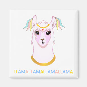 Imã Magnet Llama Ornamentado Bonito