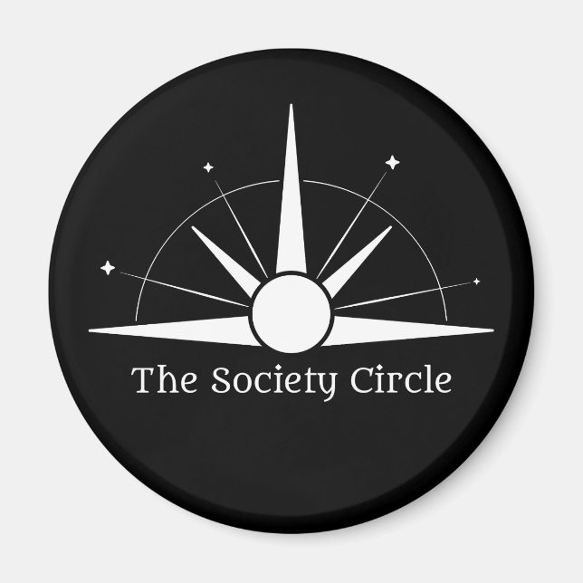 Imã Magnet - Logotipo branco (Frente)