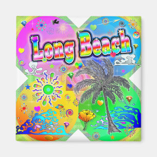 Imã Magnet Long Beach Quadro Seasons