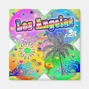 Imã Magnet Los Angeles Quadro Seasons