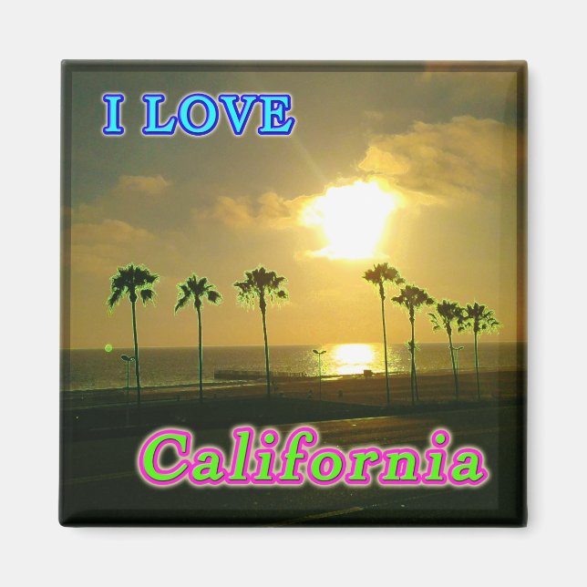 Imã Magnet "Lovely California 2" (Frente)