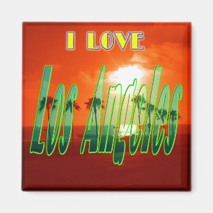 Imã Magnet "Lovely Los Angeles"