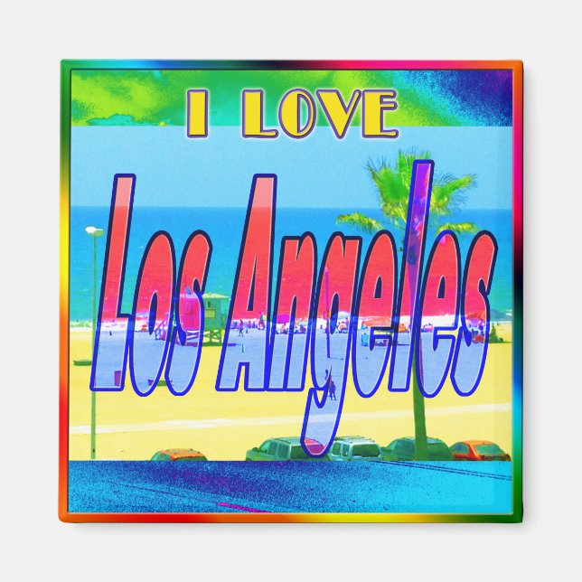 Imã Magnet "Lovely Los Angeles 2" (Frente)