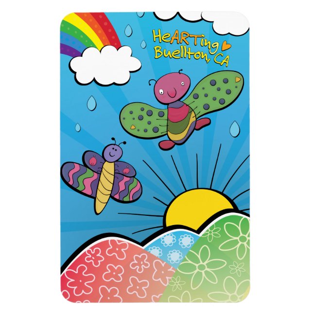 Ímã Magnet - Loving the Rain - Buellton.Art (Vertical)