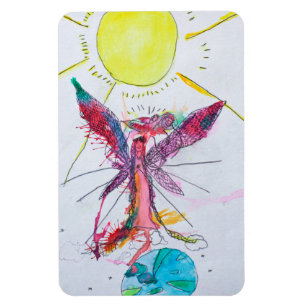 Ímã Magnet - Mãe Deus Criando o Espírito de um Bebê