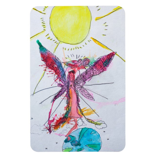 Ímã Magnet - Mãe Deus Criando o Espírito de um Bebê (Vertical)