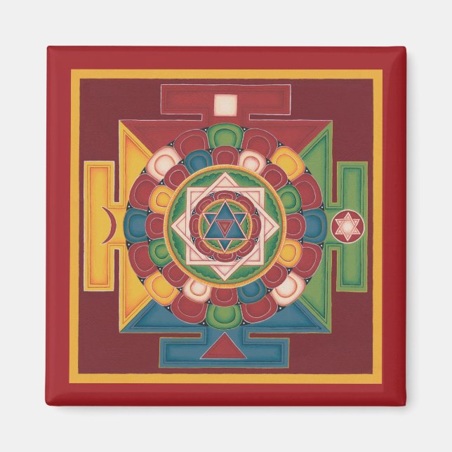 Imã MAGNET Mandala dos 5 Elementos (Frente)