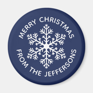 Imã Magnet marinho Floco de Neve